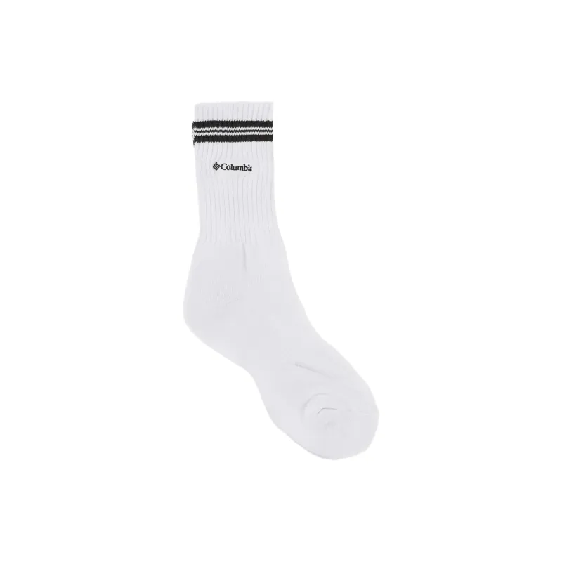 Columbia Common Qualireute™ Mid-Calf Socks Unisex 1 Pack White-1