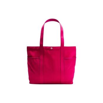 Lululemon Recycled Nylon Tote Bag, Shopping Bag, Shoulder Bag Regular Unisex Raspberry
