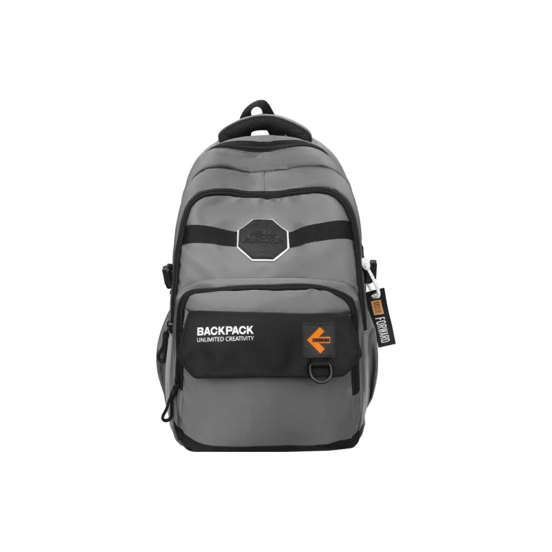 Yalu Nylon School Bag Travel Bag Hiking Backpack Unisex Trendy Khaki/Classic Black/Elegant Gray/Quality Gray Green-14