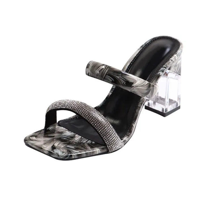TADSW Rubber Sole Abrasion Resistant Slip Resistant Slide Slippers Women's-3