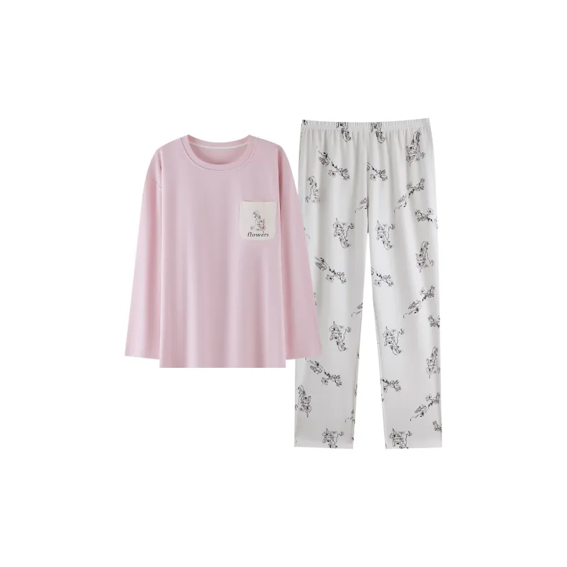 MADALLO Pajama Set Women's Pink-0