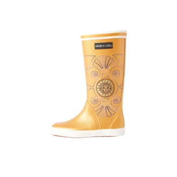 AIGLE Knee-high Boots Unisex Yellow