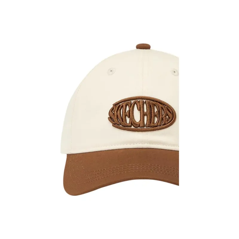 Skechers   Baseball Caps Unisex Egg White/Brown-1