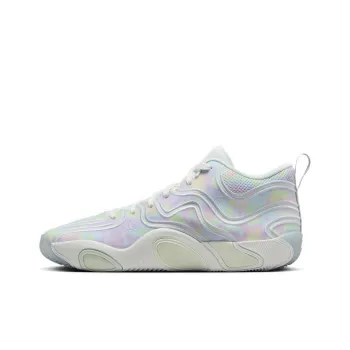 Jordan Tatum 3 Anti Slip Wear Resistant Mid Top Basketball Shoes Men's White Pink