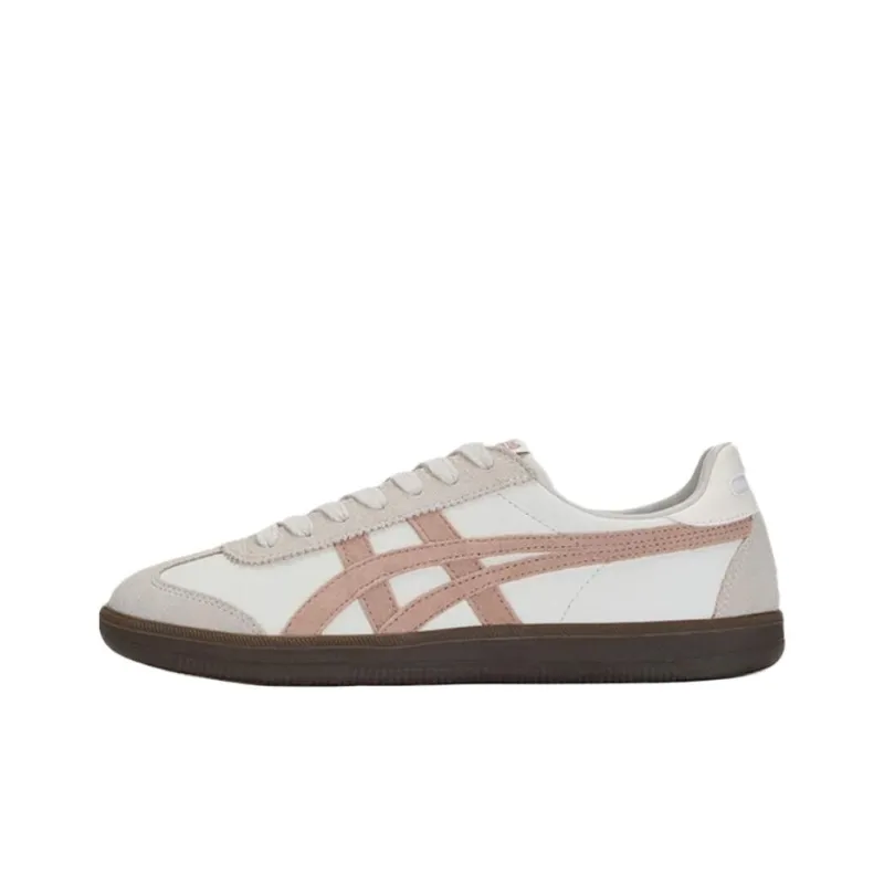 Onitsuka Tiger Tokuten Anti Slip Wear Resistant Low Top Skateboard Shoes Unisex Beige White Brown-0