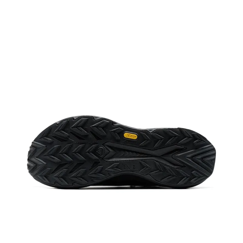 XTEP Shock Absorbers With Slip Resistant And Abrasion Resistant Properties Low Top Outdoor Shoes Men's Black Gray-5