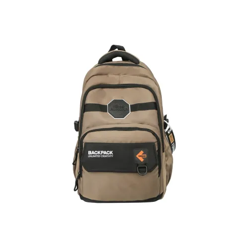 Yalu Nylon School From bag Travel From bag Hiking Backpack Unisex Trendy Khaki/Classic Black/Elegant Gray/Quality Gray Green
