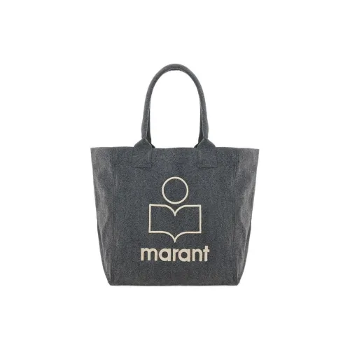 ISABEL MARANT Cotton Tote Bag, Shopping Bag, Handbag Small Size Women's Black