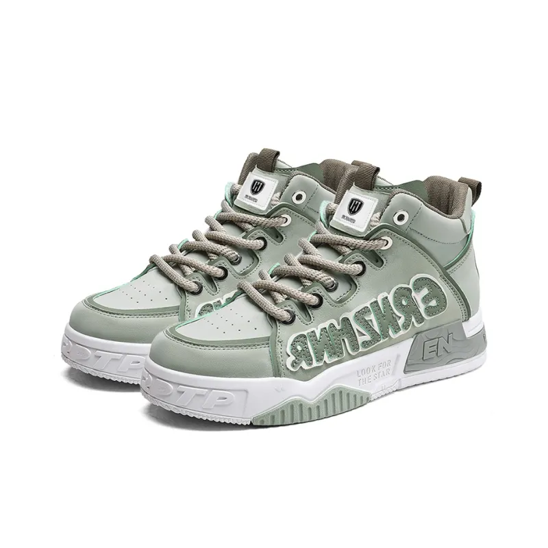 HACKBUTEER High Top Skateboard Shoes Men's Box-11