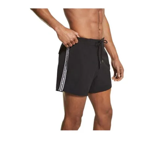 MICHAEL KORS Logo Tape Swim Shorts Swimming Shorts Men's Marine Blue