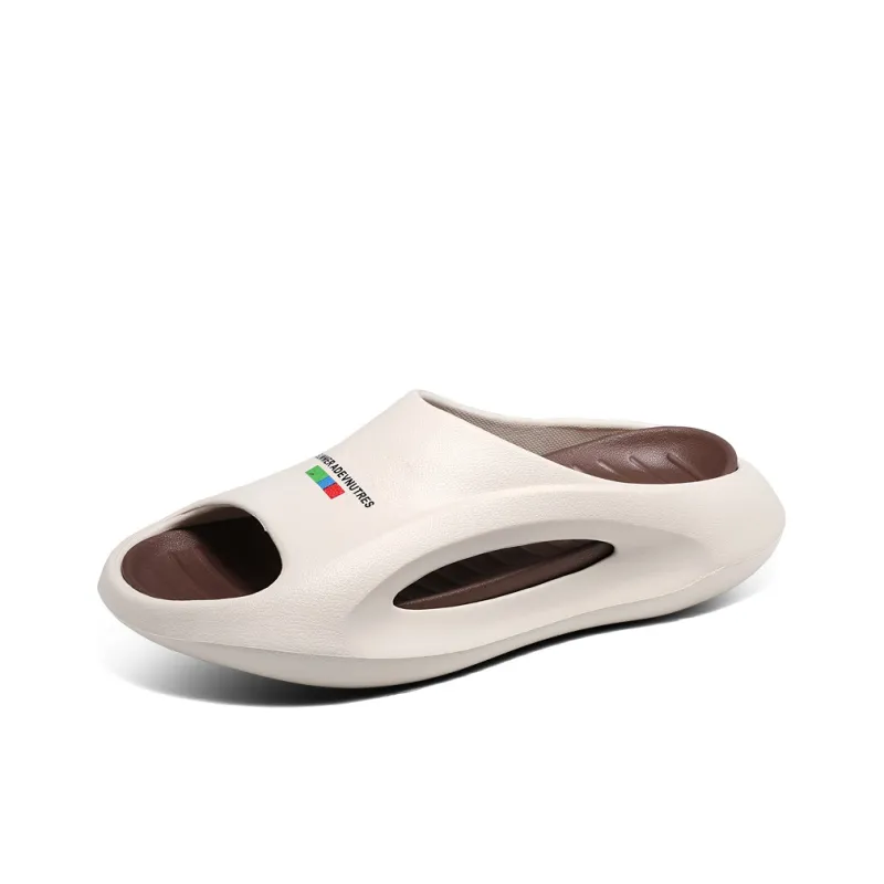 CARTELO Slide Slippers Unisex White Blue/White Green/Beige Brown-11