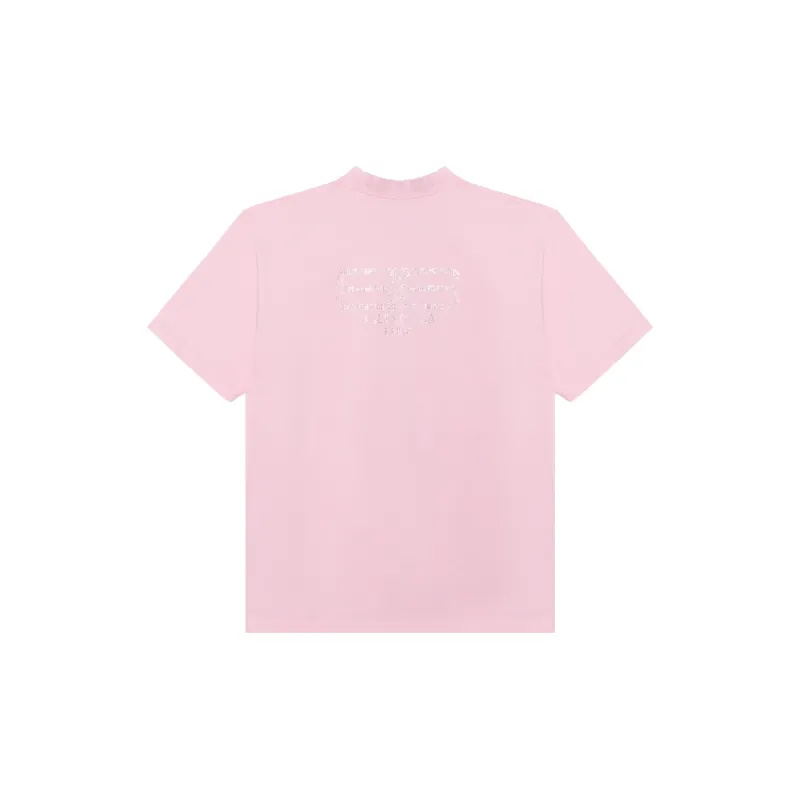 Balenciaga Bb Paris Rhinestone embellished T shirt-1