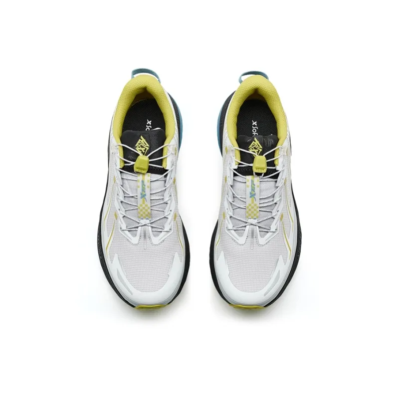 XTEP Cushioning Anti Slip And Wear Resistant Low Top Outdoor Shoes Men's Gray White-3