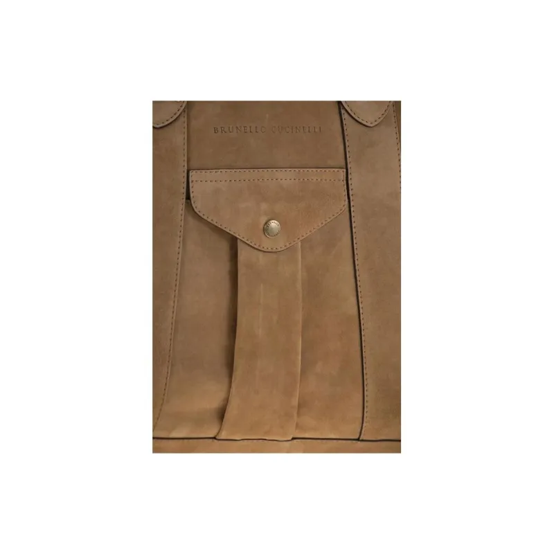 Brunello Cucinelli Zip Up Weekend Bag-3