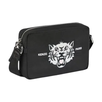 KENZO Polyester Shoulder Bag Men's Black