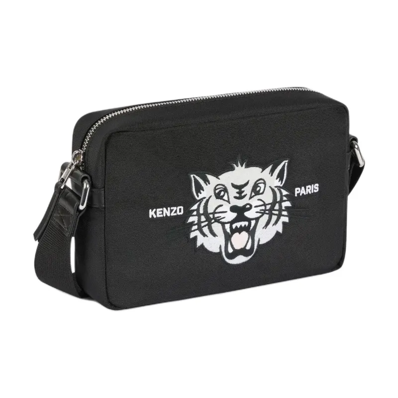KENZO Polyester Shoulder Bag Men's Black-0