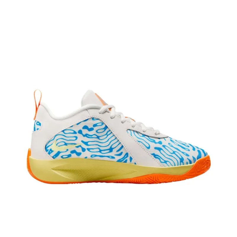 Nike Giannis Freak 6 Anti Slip Wear Resistant Low Top Basketball Shoes White Blue Orange Unisex-1