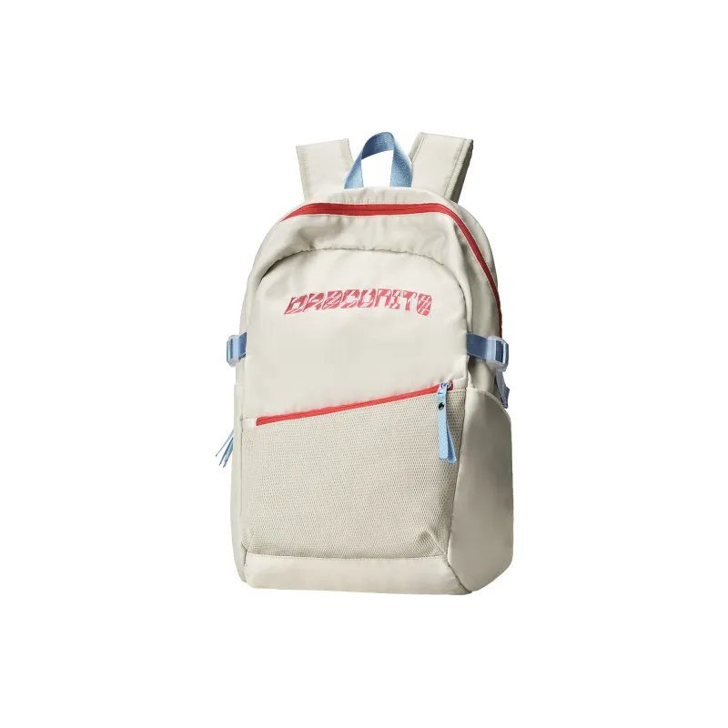 DRACONITE Polyester Student Backpack Regular Unisex Khaki-23