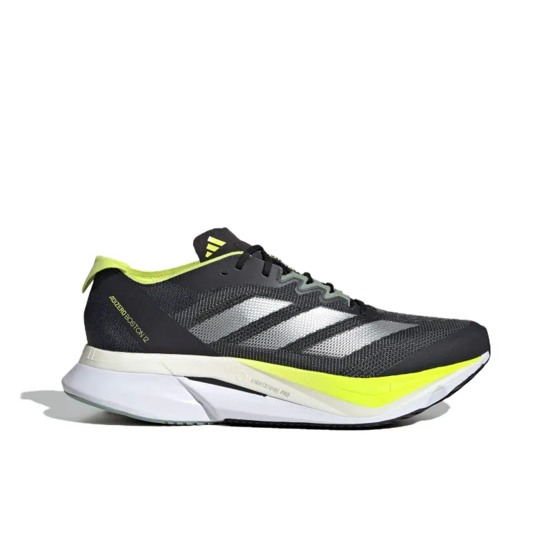 Adidas Adizero Boston 12 Aurora Ink Silver Metallic Pulse Lime-1