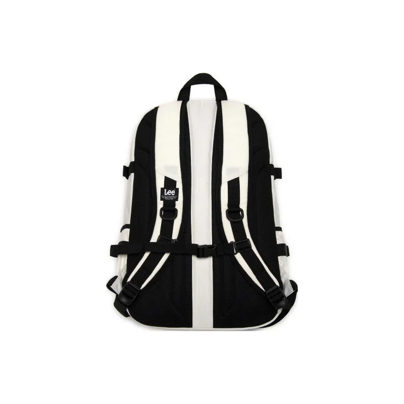 Lee Polyester Backpack Unisex Ivory-2
