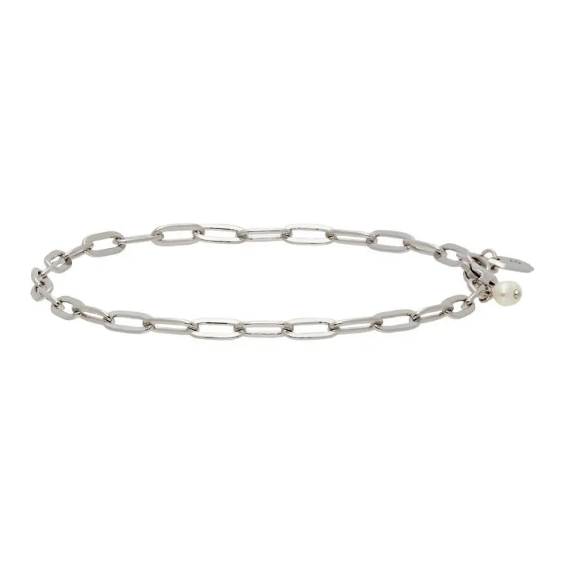 Maria Black Recycled Sterling Silver, Rhodium Plated Bracelets Unisex Silver-4
