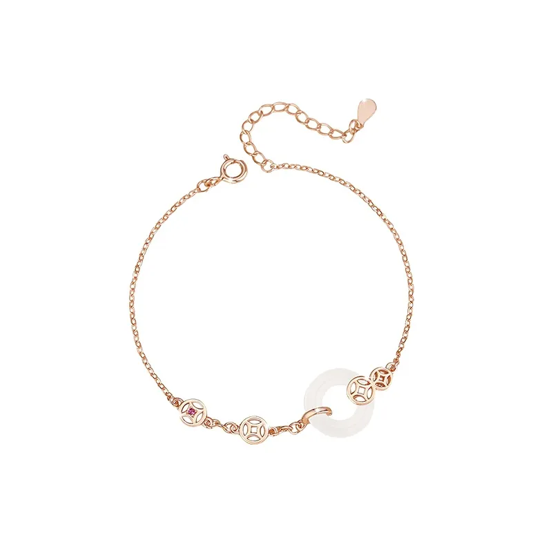 CHINA GOLD Chalcedony Bracelets Women's-0