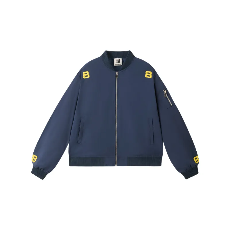 FOASIS Puffer Jacket Unisex Navy Blue-6