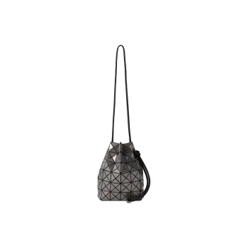 ISSEY MIYAKE Wring Gloss PVC Resin Bucket Bag, Shoulder Bag, Crossbody Bag Women's Gray