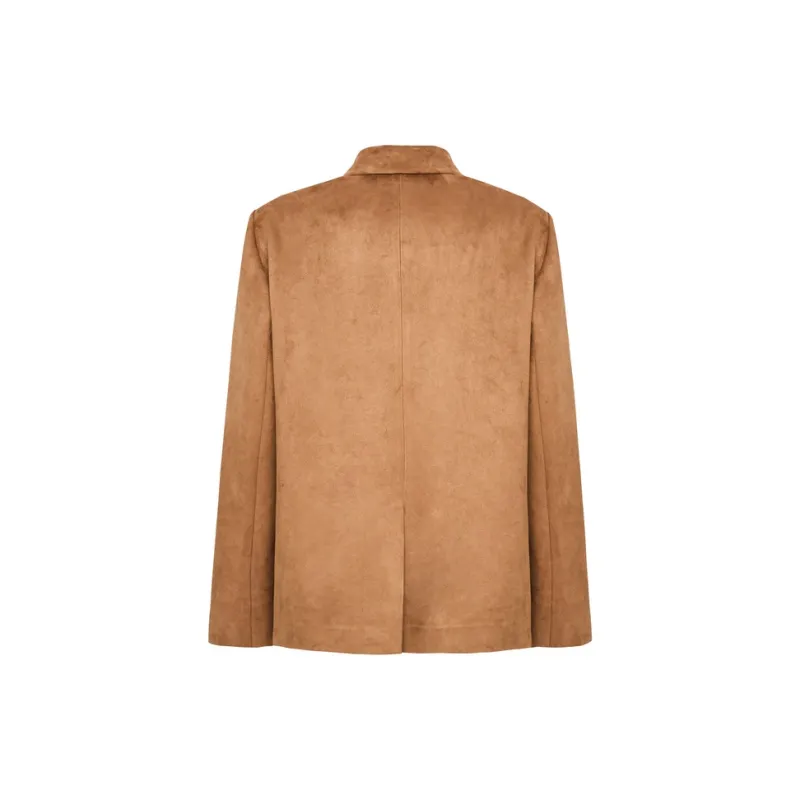 Lost In Echo Business Suit Coat Women's Brown-1