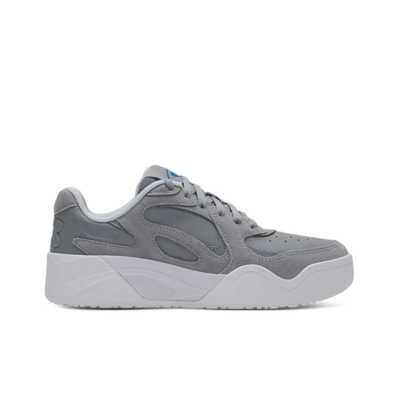 Under Armour Anti Slip Wear Resistant Low Top Casual Shoes Unisex Gray-1