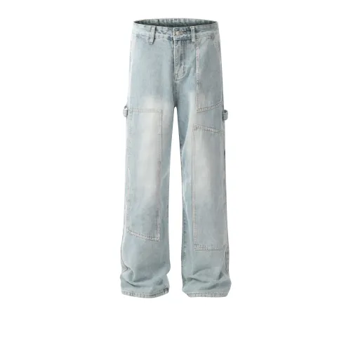 PAINT STAIN Jeans Unisex Yellow Mud