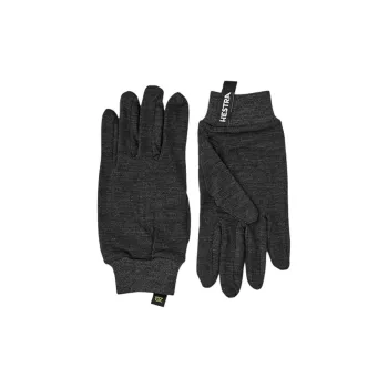 HESTRA Milu Wool Sports Gloves Men's Charcoal Gray