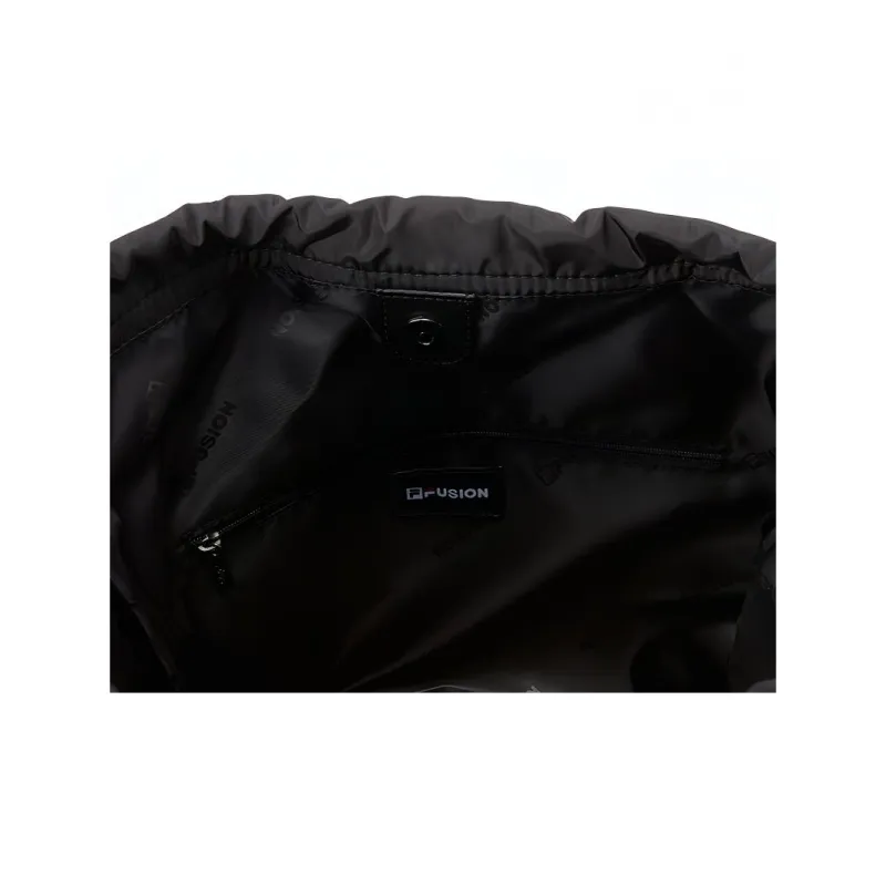 FILA FUSION Nylon Crossbody Bag Regular Women's Black-4