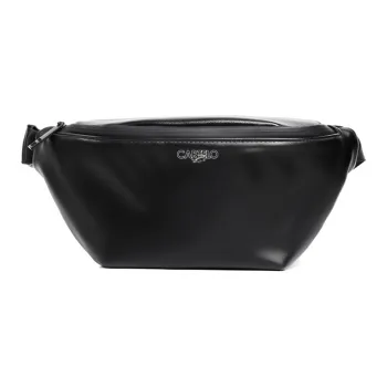 CARTELO Polyester With PVC Fanny Pack Regular Men's Black/Black Plaid