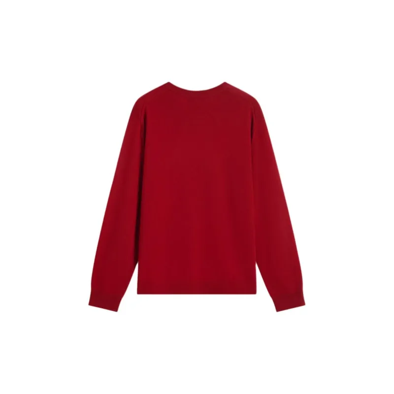 THEORY New Year Sweaters Men Star Red N99-1