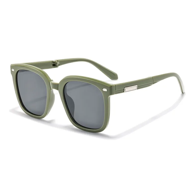 Sagawa TR/Memory Plastic Square Sunglasses Unisex-0