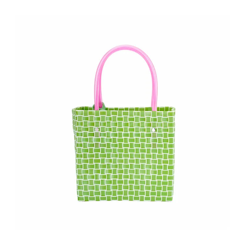 MARNI Plastic Tote Bag, Shopping Bag, Handbag Trumpets Women's Green-5