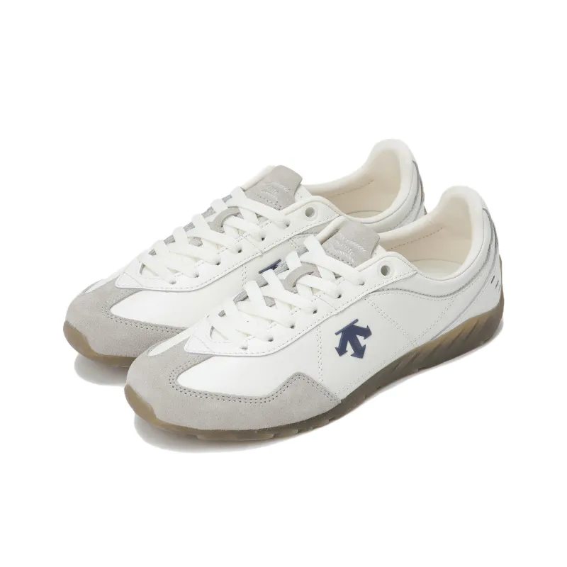 DESCENTE Kinetic Run Non slip Lightweight Low Top Casual Running Shoes Unisex White-1