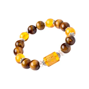 Lingfei Tiger's Eye Stone Bracelets Unisex