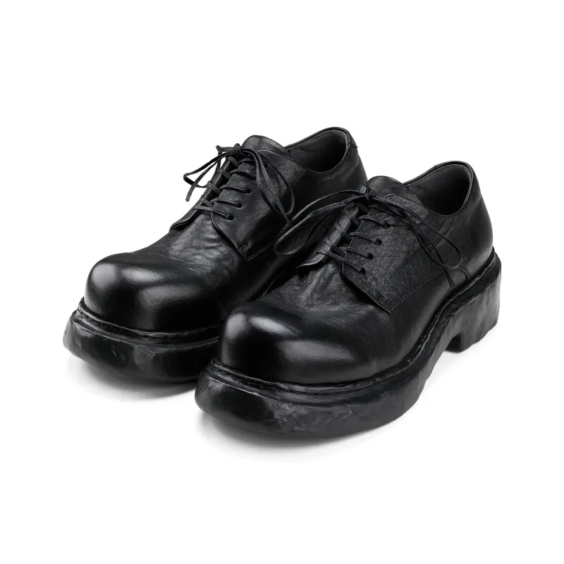 HANQIAORIJI Broken Cocoon Series Casual Shoes Men's Black-2