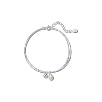 Heart Grass S925 Silver Bracelets Women's