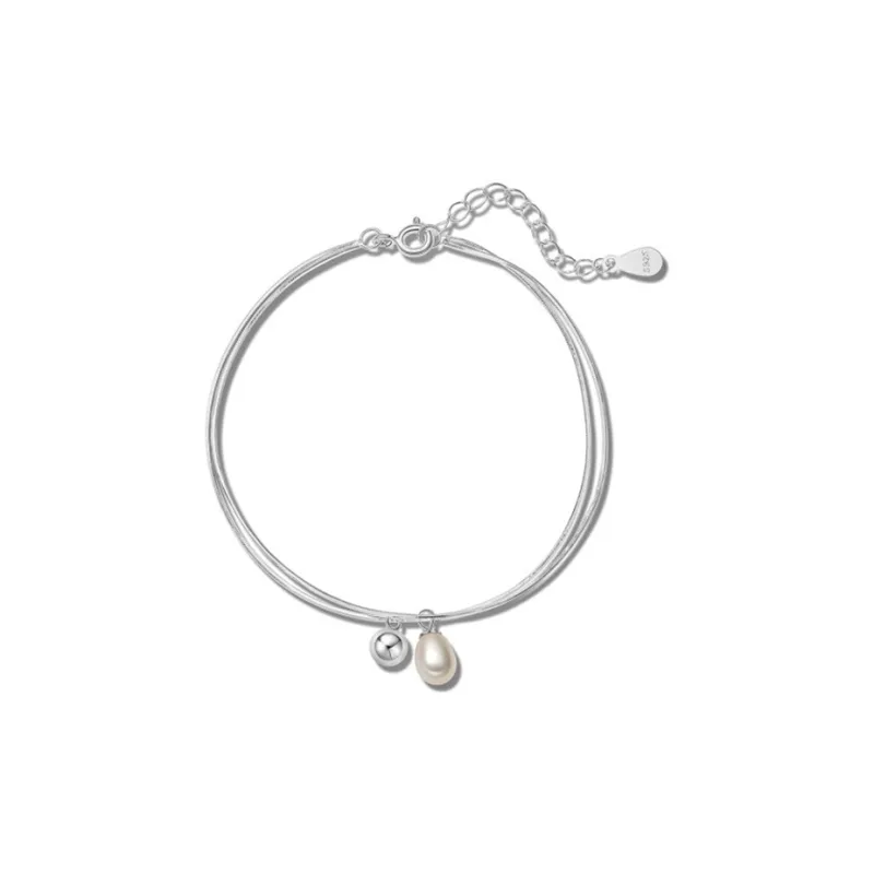 Heart Grass S925 Silver Bracelets Women's-0