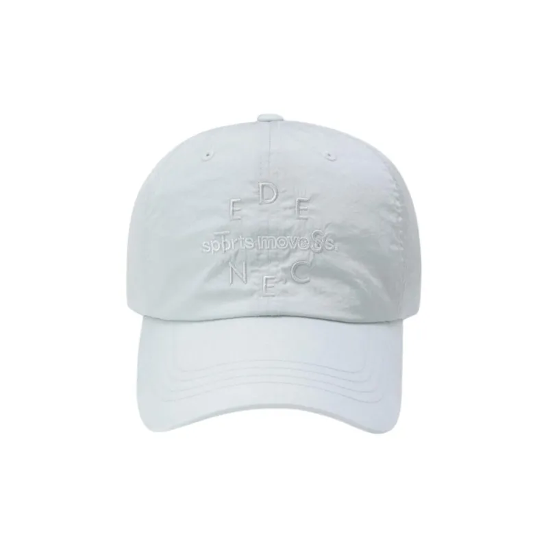 DESCENTE Nylon Baseball Caps Unisex Gray-1