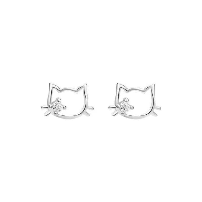 PAYMERY S925 Silver Stud Earrings Women's-0