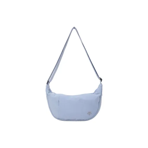 DESCENTE Nylon Shoulder Bag Small Size Unisex Blue