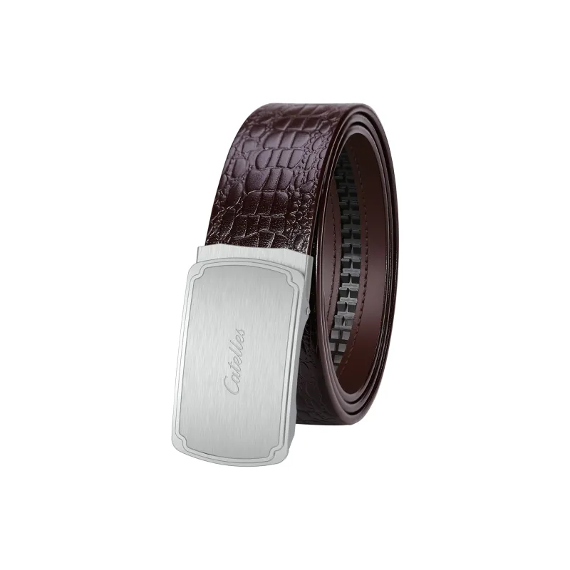 CATELLES Cow Leather Leather Belts Men's 3.8cm-6