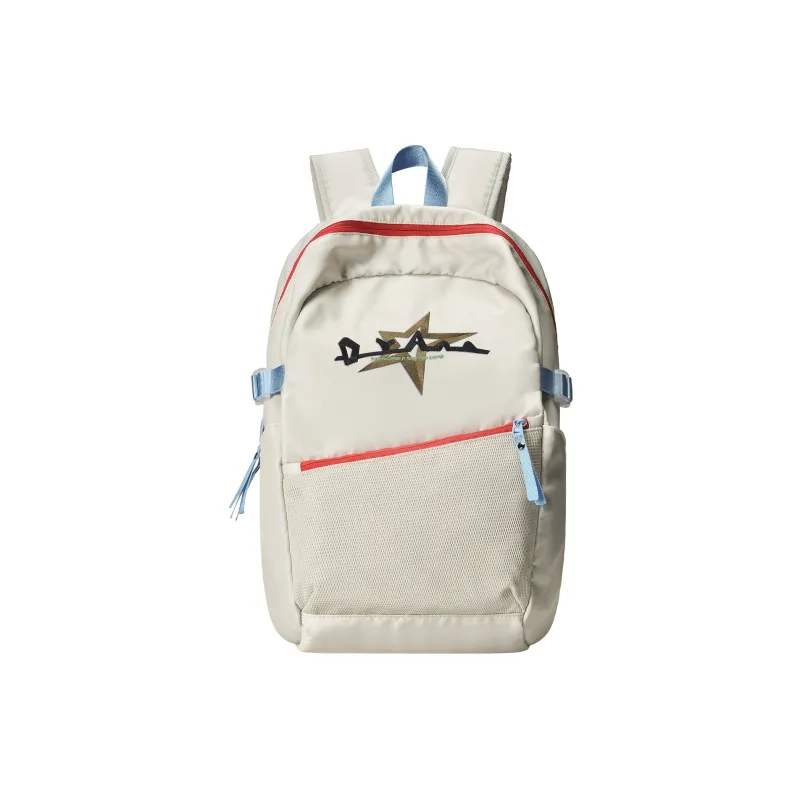 DRACONITE Polyester Student Backpack Regular Unisex Khaki-16