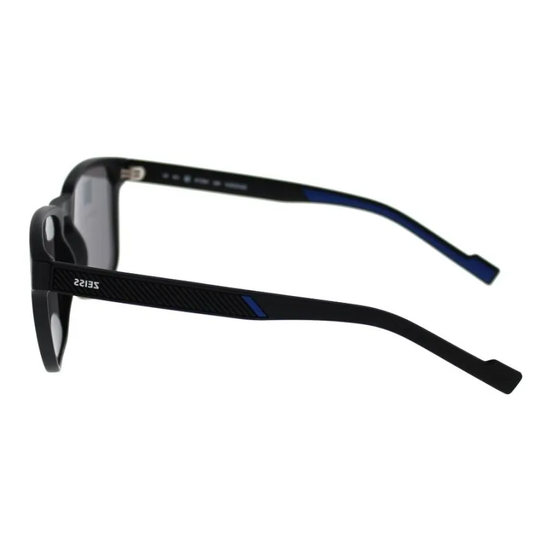 ZEISS Acetate Square Sunglasses Men's Black-3