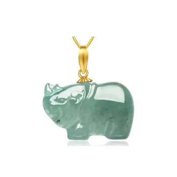 PEARL QUEEN Glutinous Jade Jadeite Necklaces Unisex