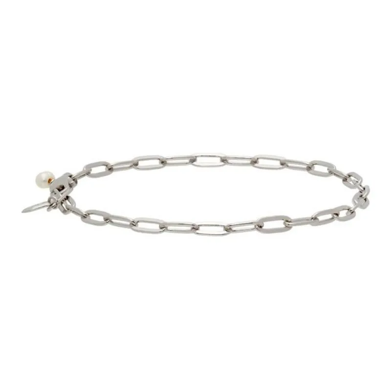 Maria Black Recycled Sterling Silver, Rhodium Plated Bracelets Unisex Silver-3